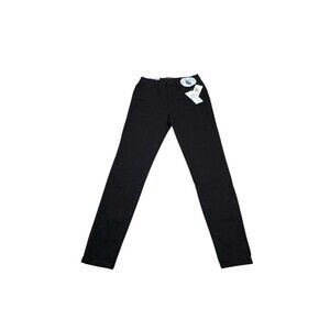 Curve Appeal High Rise Essential Skinny Jeans Black Stretch Size 2 26